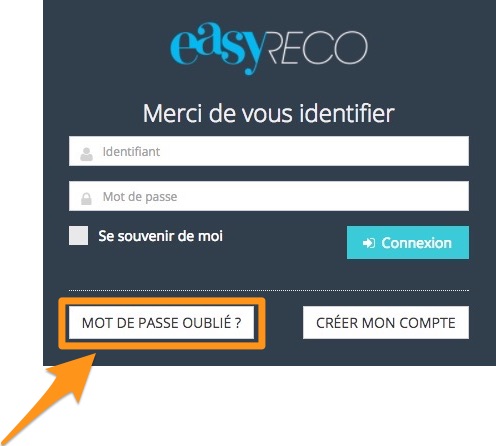 easyReco-page-connexion-mot-passe-oublie